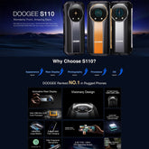 DOOGEE S110 Rugged Phone Night Vision Camera 12GB+256GB